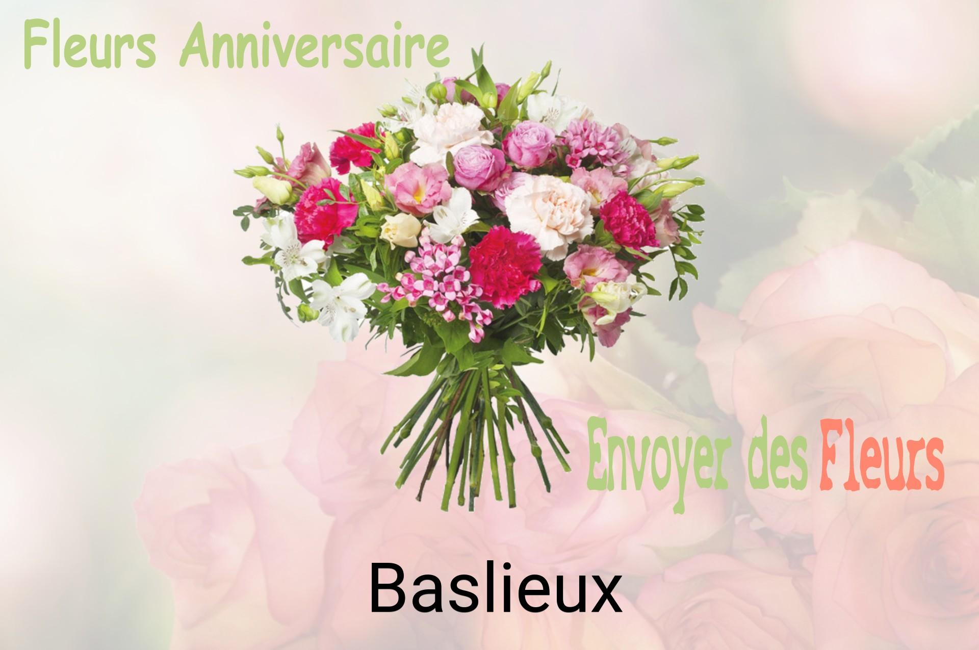 Bouquet de fleurs d’anniversaire livré à Baslieux